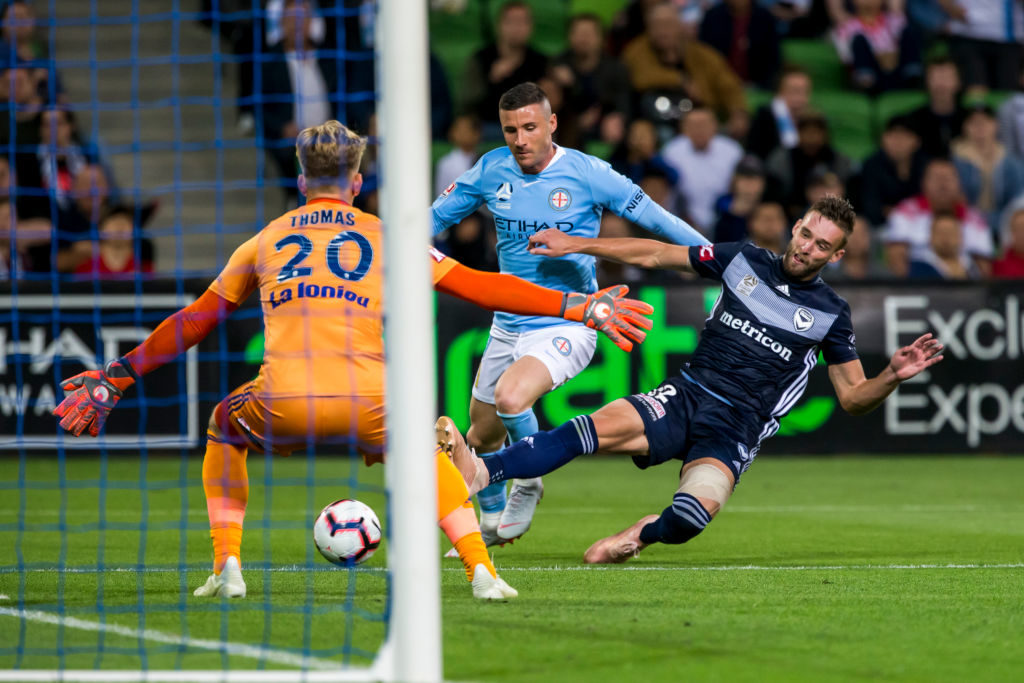O'Halloran in action for Melbourne