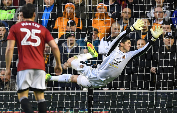 WOLVERHAMPTON, ENGLAND - DECEMBER 10: Harry Burgoyne of Wolverhampton Wanderers during the Sky Bet Championship match between Wolverhampton Wanderers and Fulham at Molineux on December 10, 2016 in Wolverhampton, England.