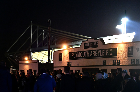 PLYMOUTH, ENGLAND - JANUARY 18: A general view outside the stadium prior to The Emirates FA Cup Third Round Replay match between Plymouth Argyle and Liverpool at Home Park on January 18, 2017 in Plymouth, England. (Photo by Dan Mullan/Getty Images)