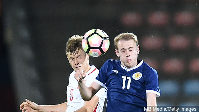 Rudden in action for Scotland