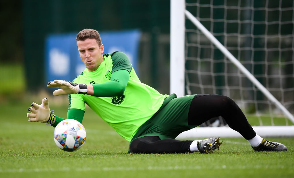 Newport , United Kingdom - 7 September 2018; Colin Doyle during a Republic of Ireland training session at Dragon Park in Newport, Wales.