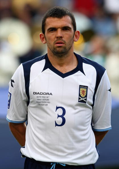 OSLO, NORWAY - AUGUST 12: Callum Davidson of Scotland during the FIFA 2010 group nine World Cup Qualifying match between Scotland and Norway at the Ullevaal stadion on August 12, 2009 in Oslo, Norway.
