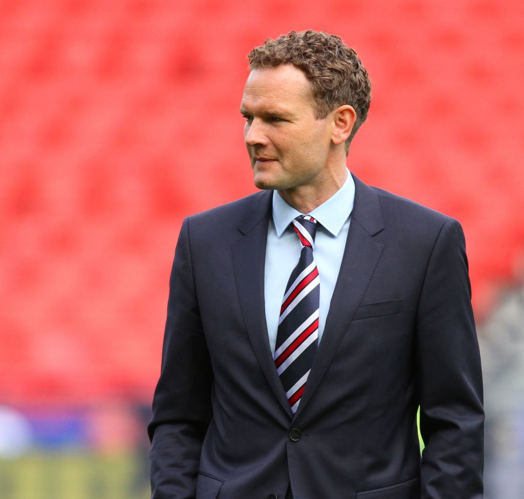 April 23rd 2017, Hampden Park, Glasgow, Scotland; Scottish Cup football semi-final Celtic versus Rangers; Rangers assistant Jonatan Johanssen