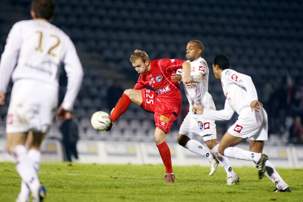 Malaury MARTIN - 07.11.2008 - Nimes / Reims - 14e journee de Ligue 2,