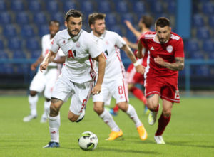 Tony Watt was out in Bulgaria