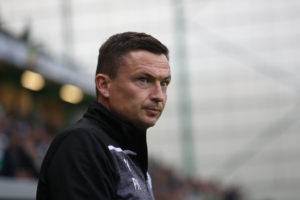Hibs boss Heckingbottom has been charged by the SFA.