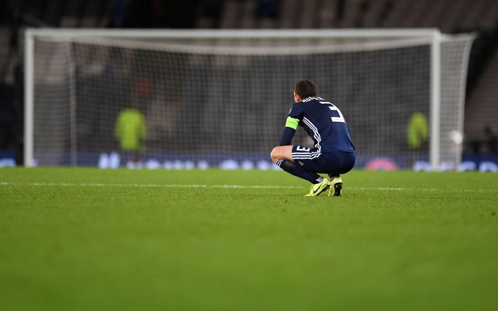 A disappointing night for Scotland and Robertson.