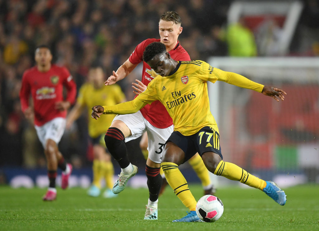 McTominay netted his first Old Trafford goal for Manchester United goal Arsenal.