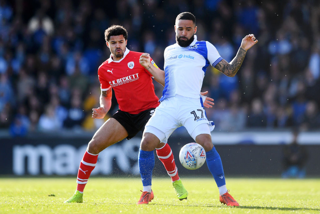 Jakubiak is on loan from Watford.