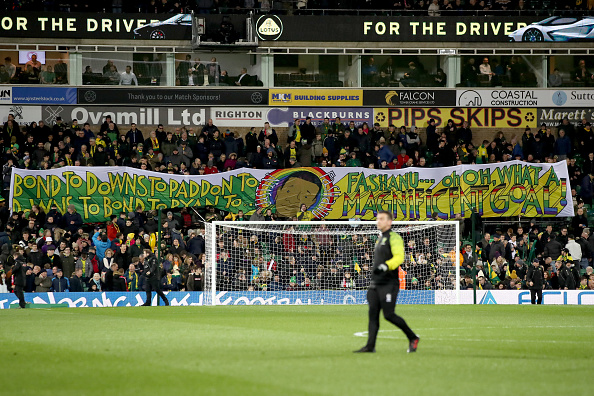 Justin Fashanu was commemorated by Norwich fans recently.