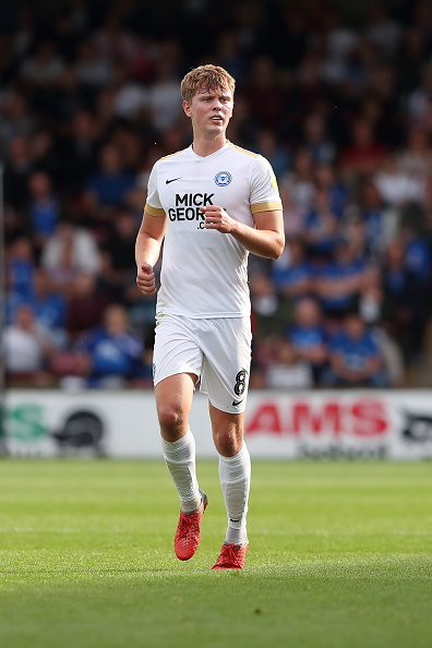 Mark O'Hara is on loan from Peterborough.