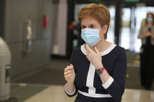 First Minister Nicola Sturgeon Visits The NHS Louisa Jordan