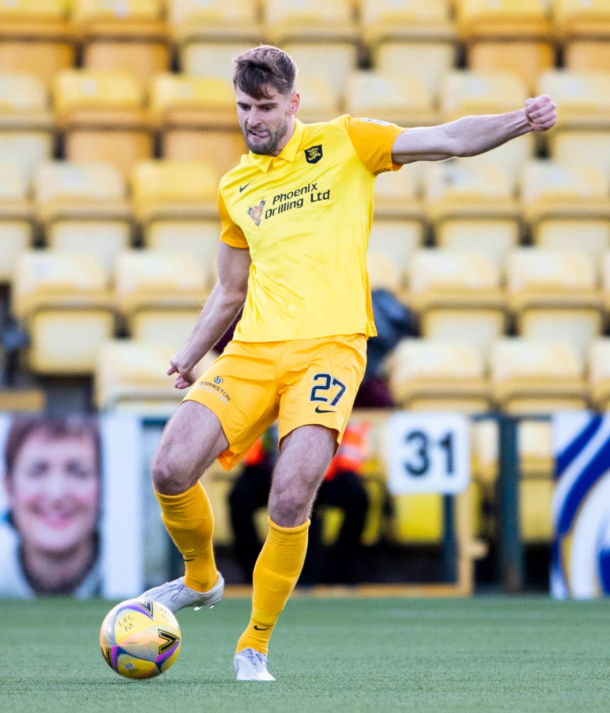 Jon Guthrie in action for Livingston