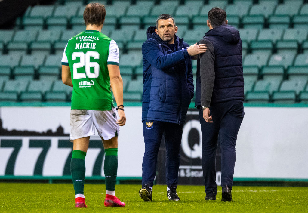 St Johnstone manager Callum Davidson