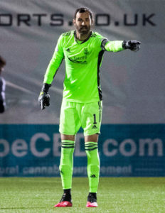 Aberdeen goalkeeper Joe Lewis