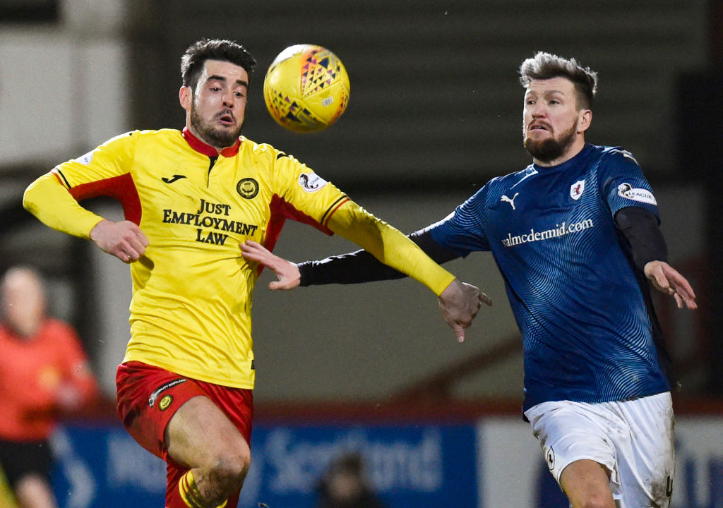 Brian Graham in action for Partick Thistle