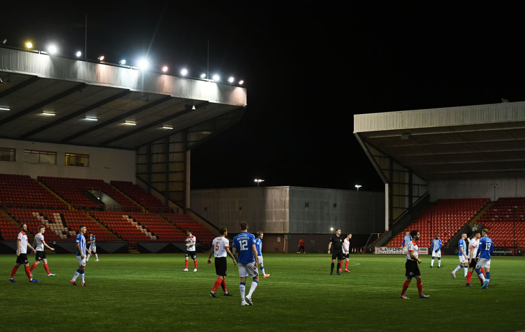 Clyde in action at Broadwood stadium