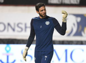 Hearts goalkeeper Craig Gordon