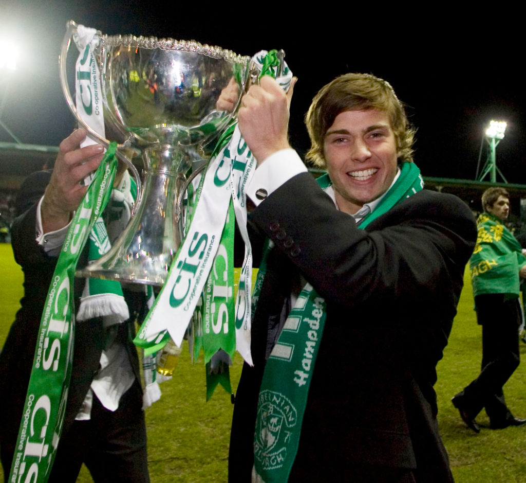 18/03/07 .Easter Road - Edinburgh .Hibs' Lewis Stevenson
