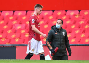 The Manchester United player hasn't done anything serious according to Steve Clarke.