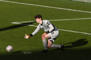 Daniel Barden of Norwich City in action during the FA Cup