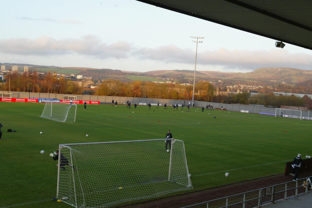 General View of Scotland training