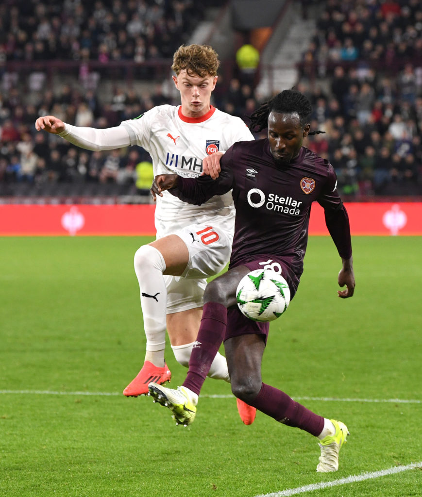 Heart of Midlothian FC v 1. FC Heidenheim 1846 - UEFA Conference League 2024/25 League Phase MD3