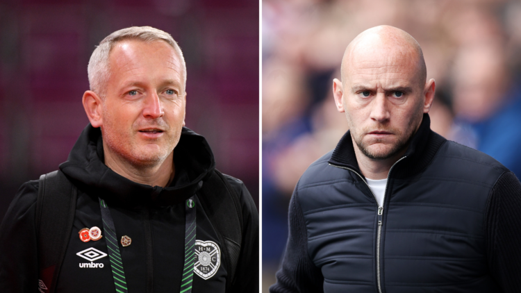 Neil Critchley (L) and David Gray (R)