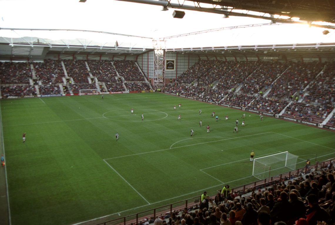 6 Nov 1999: A general view of Tynecastle during the Scottish Premier Division match between Hearts and Motherwell in Edinburgh, Scotland. The game...