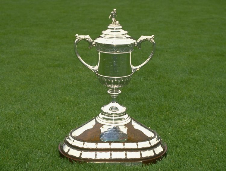 1990:  General view of the Scottish FA Cup Trophy.  Mandatory Credit: Allsport UK /Allsport