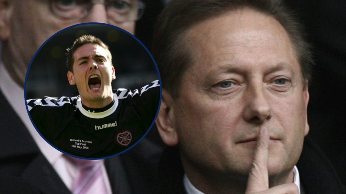 Vladimir Romanov with Craig Gordon inset to left